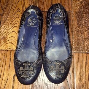 Tory Burch Reva Patent Leather Ballet Flats
